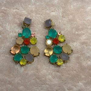 Multi-color chandelier earrings